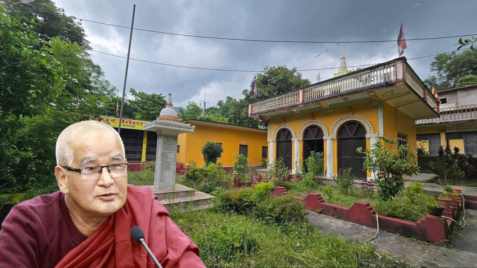 बाढीले बगर बनाएको सुगतपुर विहार पुनर्निर्माणका लागि आह्वान